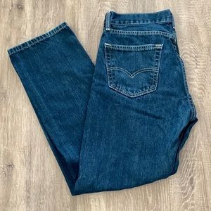Levi’s 505 dark wash jeans